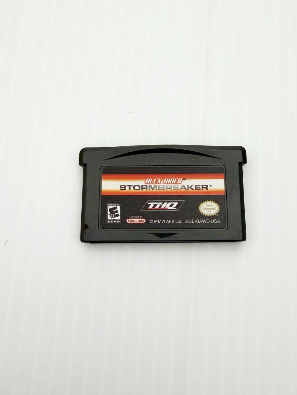 Alex Rider Stormbreaker Video Game for Nintendo GameBoy Advance Loose